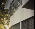 Preview of East Ford Residence - Image 2: House, Steel, Glass, Window, Stair, Staircase, Concrete, Wood, Flora, Outdoors.