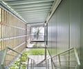 Preview of Ehab - Image 6: Stair, Wood, Steel, House, Pavers, Yard, Patio, Waterfront, Cantilever, Outdoor, Structure steel, Steel wall.