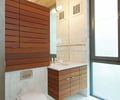 Preview of Ehab - Image 9: Indoors, Interior Design, Bathroom, Wood, Window, Daylight, Wood ceiling, Lighting.