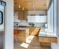 Preview of Floating Home - Image 13: Hardwood, Wood, Indoors, Interior Design, Wood floor, Indoor, Lighting.