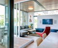 Preview of Floating Home - Image 18: Indoors, Great room, Furniture, Apartment, Building, Housing, Loft, Wood ceiling, Wood floor, Structure steel.