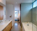 Preview of Floating Home - Image 24: Sink, Bathroom, Indoors, Interior Design, Room, Apartment, Building, Housing, Concrete floor, Glass interior.