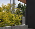Preview of Graham Residence - Image 5: Gazebo, Triangle, Courtyard, Concrete wall, Steel wall.