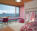 Preview of Graham Residence - Image 15: Chair, Furniture, Bed, Indoors, Interior Design, Room, Bedroom, Waterfront, Wood ceiling, Wood floor, Color, Lighting.