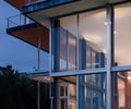 Preview of Graham Residence - Image 7: Building, Urban, Canopy, Cantilever Structure steel, Exterior glass, Wood ceiling, Outdoor.