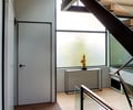 Preview of Highland Residence - Image 5: Banister, Handrail, Indoors, Interior Design, Hardwood, Wood, Glass interior.