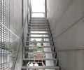 Preview of Lagerberg Mooring - Image 8: stair, railing, concrete wall, exterior, metal mesh, ventilation, urban view, industrial design, modern architecture.