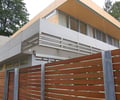 Preview of Lo Pearson - Image 3: Patio, Pergola, Porch, Apartment Building, Building, City, High Rise, Town, Urban, Housing, Flora, Plant, Tree, color.