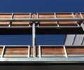 Preview of Madison Park Courtyard Spaces - Image 9: Balcony, Building, structure steel , ipe, screen.