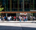 Preview of Mamnoon Street - Image 7: Flora, Jar, Wood, Concrete, Street, Steel, Glass, Window, Restaurant, Storefront, Dining Table.