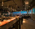 Preview of Mbar - Image 7: Cafe, Restaurant, Bar, Concrete, Steel, Wood, Dining Table, Glass, Window.