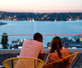 Preview of Mbar - Image 9: People, Bikini, Rooftop, Bar, Seating, Dining, Restaurant, Glass.