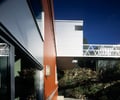Preview of Mile Post 9 - Image 0: Architecture, Building, Folding Door, bridge, structure aluminum, exterior sconce, cantilever, color.