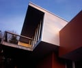 Preview of Mile Post 9 - Image 3: cantilever, deck, railing, steel railing, color, cladding, metal siding.