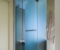 Preview of Millennium Tower Condo - Image 5: master bath, shower, glass shower , etched glass, tile, curb, rain shower.