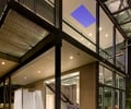 Preview of Open House - Image 4: Architecture, bar grating, steel guard rail, structure steel, steel stair, garage door, glass exterior, concrete step.