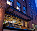 Preview of Payscale - Image 13: Brick, Cafe, Restaurant, Building, Outdoor, Glass exterior, Structure steel.
