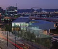 Preview of Tacoma Art Museum Addition - Image 0: Flora, Jar, Plant, Potted Plant, Pottery, Vase, Building, Office Building, City, Downtown, Town, Urban, High Rise, Outdoor.