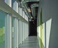 Preview of Tacoma Tideflats Residential Relocation Center - Image 1: Corridor, Television, Terminal, color, exposed duct.
