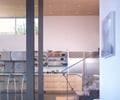 Preview of Tobias Residence - Image 10: Apartment, Building, Housing, Indoors, Mirror, Dining Table, Furniture, Table, kitchen, structure steel, railing, rail.