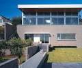 Preview of Tobias Residence - Image 3: Plant, Potted Plant, Tree, Building, House, Villa, terrace, grating, cmu, concrete block, glass exterior, structure steel, deck.