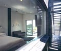 Preview of Tobias Residence - Image 6: Indoors, Interior Design, Window, Apartment, Building, Housing, bedroom grating, stair, concrete floor.