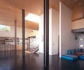 Preview of Tobias Residence - Image 9: Apartment, Building, Housing, Indoors, Loft, Bed, Furniture, Door, Sliding Door, Handrail, structure steel, concrete floor, wood ceiling, plywood, great room.