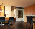 Preview of Torgerson Remodel - Image 2: Dining Room, Indoors, Interior Design, Room, Dining Table, Furniture, Table, Chair, Flooring, Floor, Art, Hardwood, Wood, anigre, built in.