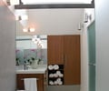 Preview of Torgerson Remodel - Image 4: Toilet, Indoors, Interior Design, bathroom, walnut, cabinetry.