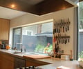 Preview of Torgerson Remodel - Image 6: Appliance, Electrical Device, Oven, Food, Food Court, Restaurant, Indoors, Interior Design, Kitchen, Room, Balcony, hood, cooktop, knife.