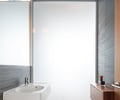 Preview of Windermere Residence - Image 2: Sink, Bathroom, Indoors, Interior Design, glass interior, powder room, Tile, WIndow, Window, Wood.