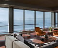 Preview of Zillow Executive Offices - Image 5: Couch, Furniture, Apartment, Building, Housing, Indoors, Dining Room, Interior Design, Room, Conference Room, Meeting Room, viroc, lounge, TV, view.