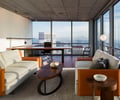 Preview of Zillow Executive Offices - Image 6: Sink, Couch, Furniture, Chair, Indoors, Interior Design, Dining Room, Room, Coffee Table, Table, Apartment, Building, Housing, office, wood floor, grating, lighting.
