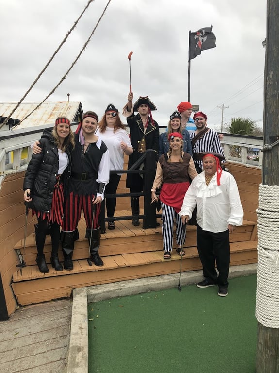 Pirates Watch Adventure Golf banner