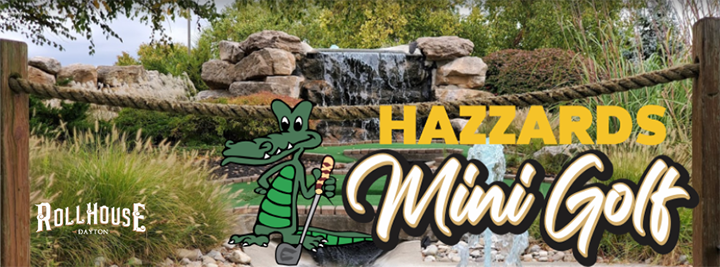 Hazzards Miniature Golf banner