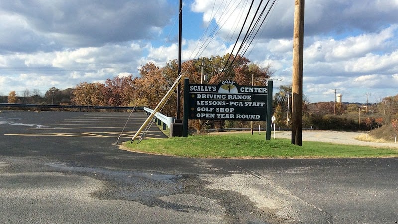 Scally's Golf & Training Center banner