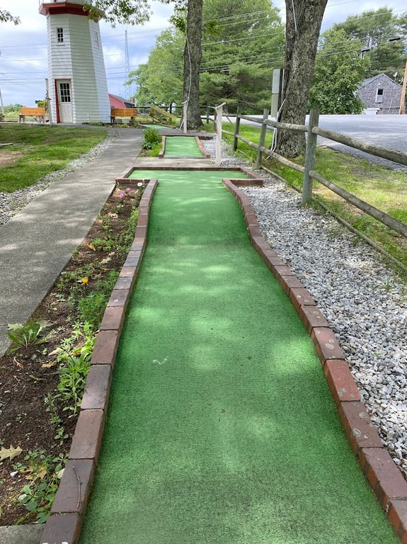 Dolphin Mini Golf banner