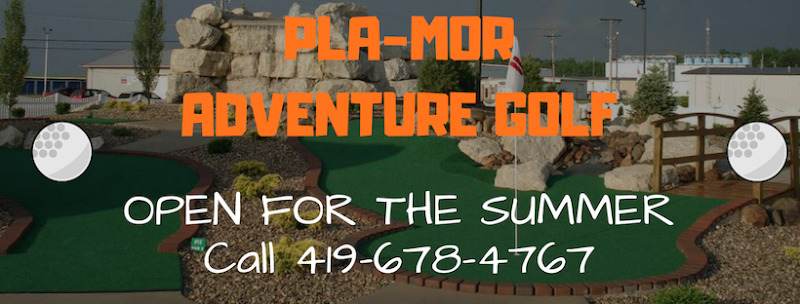 Pla Mor Adventure Golf banner