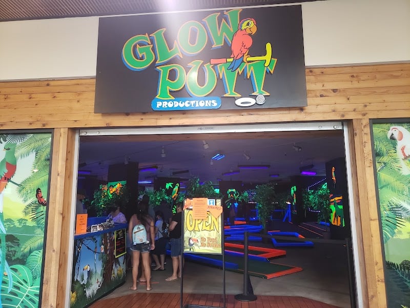 Glow Putt Mini Golf banner