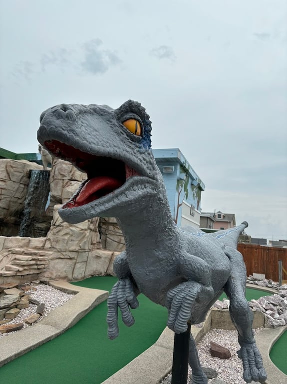 Jurassic Adventure Golf banner