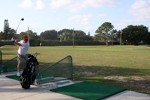 Evie’s Miniature Golf banner