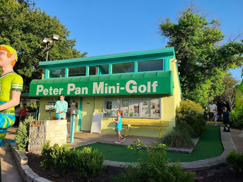 Peter Pan Mini-Golf banner