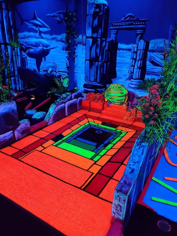 King Neptune's Mini Golf banner