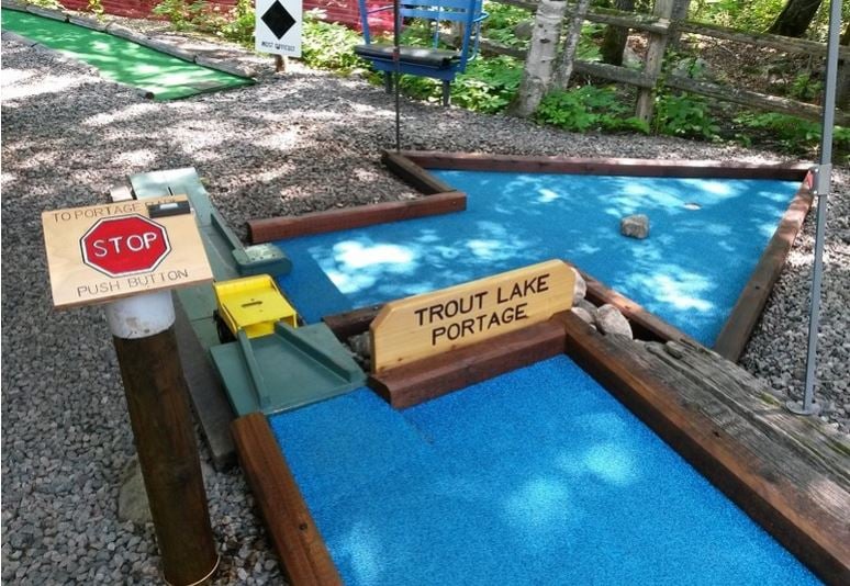 Pier 77 Mini Golf banner