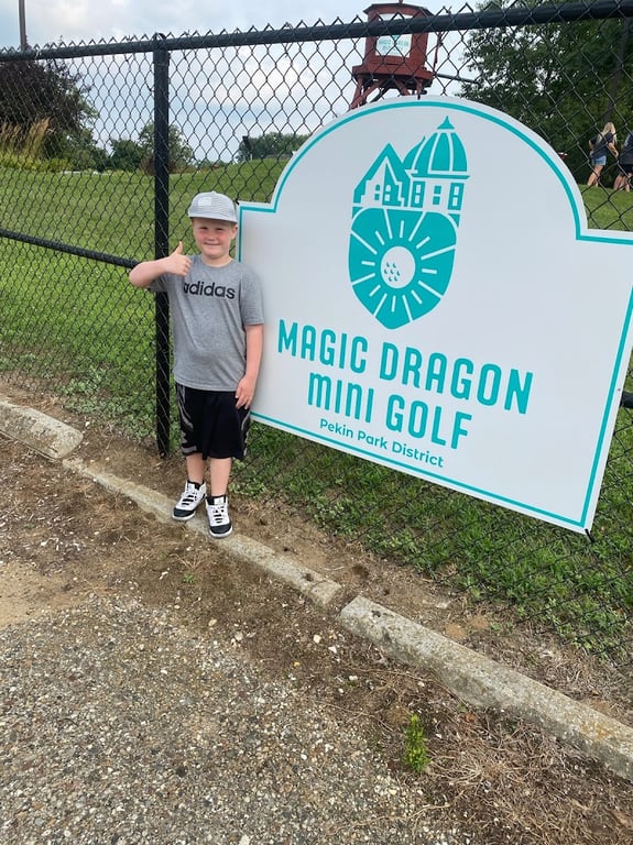 Magic Dragon Mini Golf banner