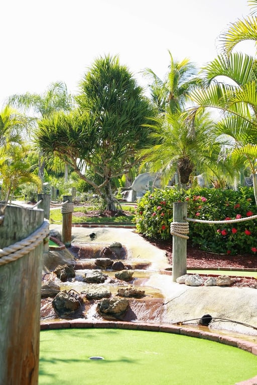 Coral Cay Adventure Golf banner