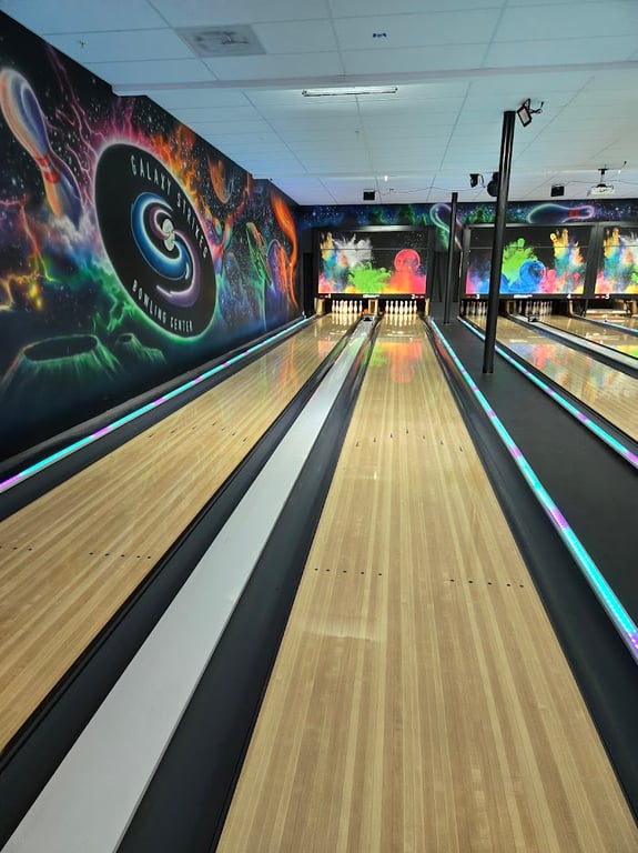 Galaxy Strikes Bowling Center banner