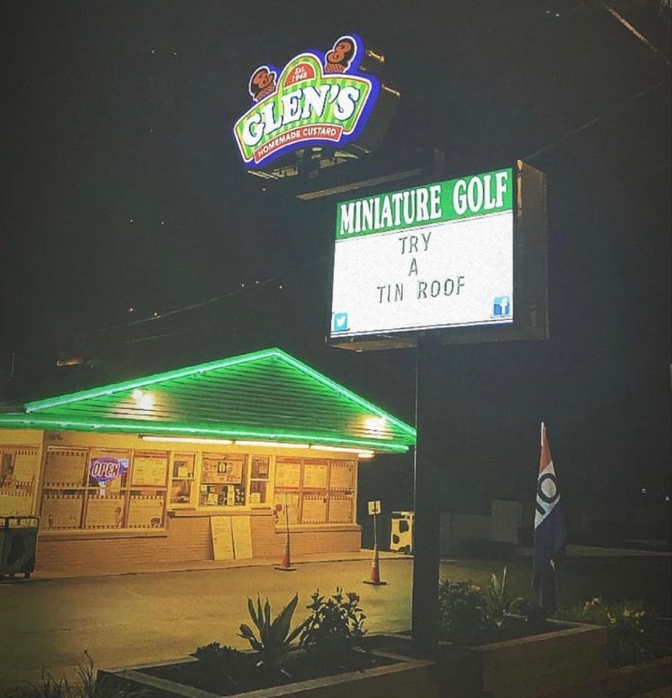 Glen's Frozen Custard banner