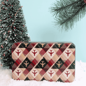 Red and Green Airplane Tin