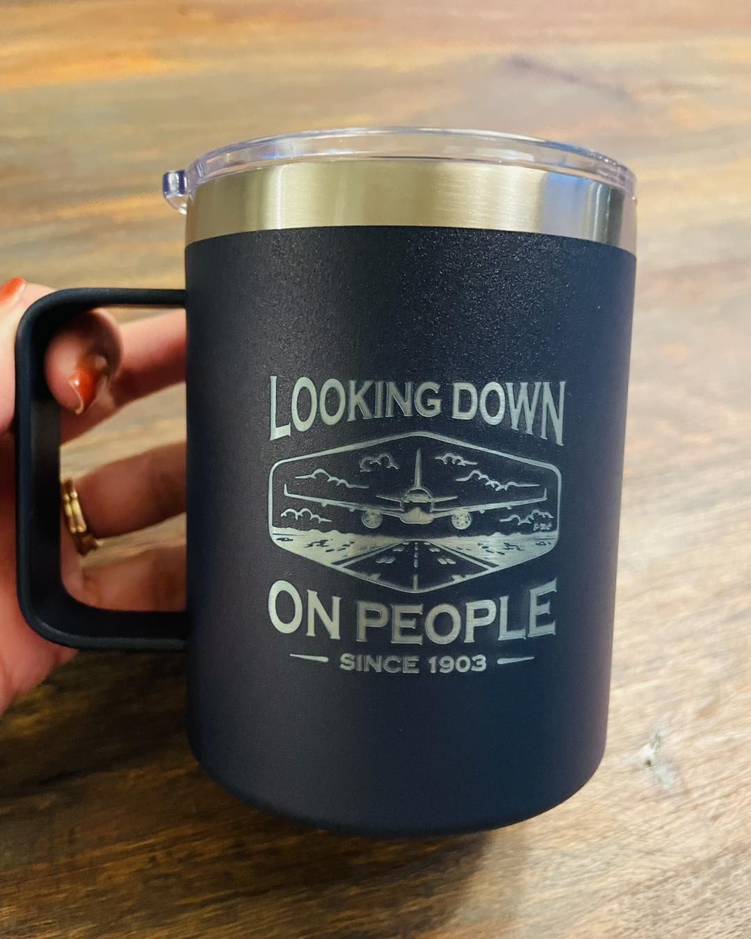 Looking Down . . . Airplane Mug